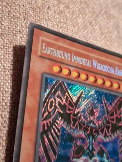 Yu-Gi-Oh Earthbound Immortal Wiraqocha Rasca CT06 Secret Rare LP - Image 2