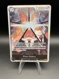Five Elders Super Rare - Carrying On His Will #OP13-082 SR One Piece TCG - Image 1