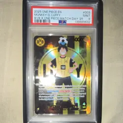 Namco Monkey.D.Luffy ST13-003 Promo Foil One Piece 2025 PSA 9 BVB Campaign - Image 1