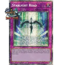 Yugioh! 1x Starlight Road MP25-EN022 Starlight Rare 1st Ed NM - Image 1
