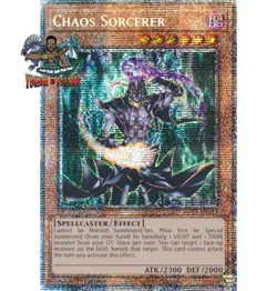 Yugioh! 1x Chaos Sorcerer MP25-EN019 Starlight Rare 1st Ed NM - Image 1