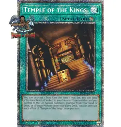Yugioh! 1x Temple of the Kings MP25-EN017 Starlight Rare 1st Ed NM - Image 1