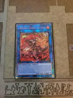 YUGIOH EMPEROR CHARLES THE GREAT DUNE-EN048 QUARTER CENTURY SECRET 1ST ED NM - Image 1