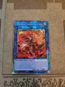 YUGIOH EMPEROR CHARLES THE GREAT DUNE-EN048 QUARTER CENTURY SECRET 1ST ED NM - Image 2