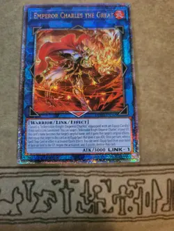 YUGIOH EMPEROR CHARLES THE GREAT DUNE-EN048 QUARTER CENTURY SECRET 1ST ED NM - Image 4