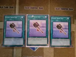 YUGIOH 3X LUCKY IRON AXE COMMON 1ST ED NM (YS11,YS14) - Image 1