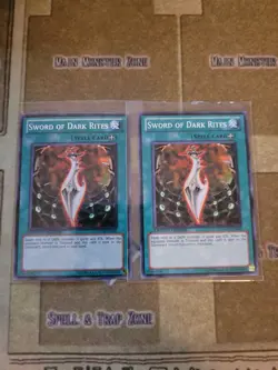 YUGIOH 2X SWORD OF DARK RITES GLD4-EN042 COMMON LIMITED ED NM - Image 1