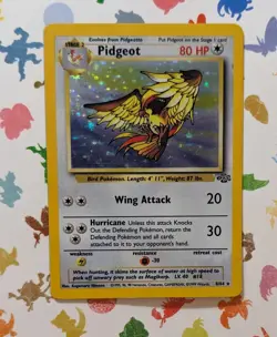 Pokemon TCG Pidgeot 8/64 Jungle Unlimited Holo Rare WOTC 1999 English - Image 1