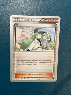 Pokemon TCG N Trainer Supporter 96/108 Clement Lamberton 2013 World Championship - Image 1