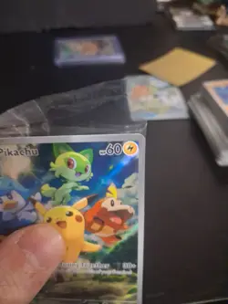Pikachu SVP 027 [SEALED] Paldea Evolved Black Star Promo Full Art Pokemon NM/M - Image 3