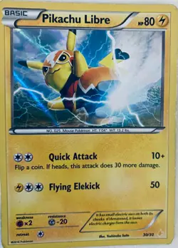 Pokemon TCG Pikachu Libre XY Trainer Kit: Pikachu Libre & Suicune 14/30 - Image 1