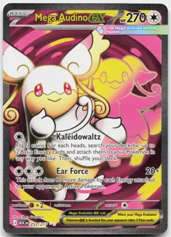 Mega Audino ex 253/217 Ultra Rare Ascended Heroes Pokemon Near Mint - Image 1