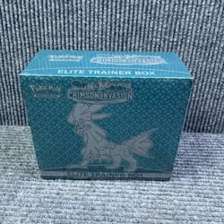 POKEMON SUN & MOON: CRIMSON INVASION ETB - TCG FACTORY SEALED NEW - Image 1