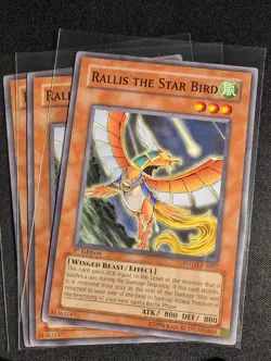 Yugioh - 3x Rallis the Star Bird POTD-EN007 1st Edition Common NM - Image 1