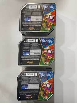 Pokemon Divergent Powers Tins Set of 3 Sealed Decidueye Samurot Typhlosion - Image 2
