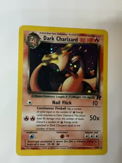 Pokemon TCG Dark Charizard Holo 4/82 Rare NM-LP - Image 4