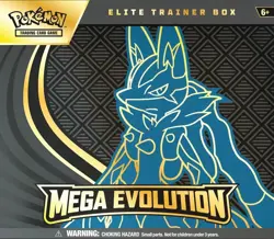 Pokemon TCG Mega Evolution Elite Trainer Box ETB Mega Lucario Factory Sealed - Image 3