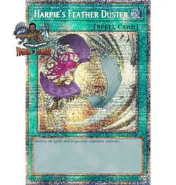 Yugioh! 1x Harpie's Feather Duster MP25-EN016 Starlight Rare 1st Ed NM - Image 1
