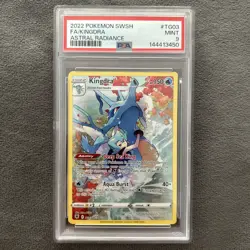 PSA 9 2022 POKEMON SWORD & SHIELD ASTRAL RADIANCE FULL ART/KINGDRA TG03 - Image 1