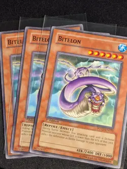 Yugioh - 3x Bitelon POTD-EN023 1st Edition Common NM - Image 1
