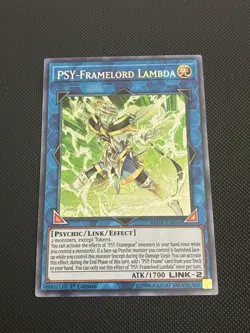 Yugioh | PSY Framelord Lambda BLHR-EN051 Secret Rare 1st Edition Mint NM - Image 1