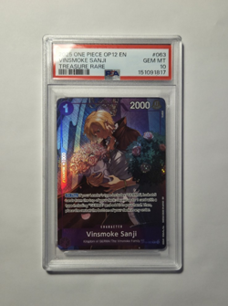 One Piece OP12 Legacy of the Master - Vinsmoke Sanji - OP10-063 TR - PSA 10 - Image 1
