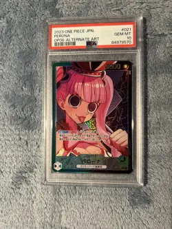 PSA 10 Perona Wings of Captain OP06-021 ALT Leader Parallel Japanese One Piece - Image 1