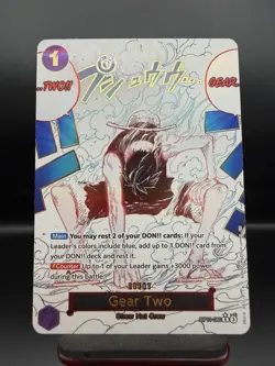 One Piece Luffy Gear Two (Alt Art) OP11-080 English A Fist of Divine Speed NM - Image 1