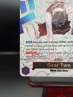 One Piece Luffy Gear Two (Alt Art) OP11-080 English A Fist of Divine Speed NM - Image 5