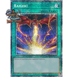 Yugioh! 1x Raigeki MP25-EN015 Starlight Rare 1st Ed NM - Image 1
