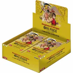 One Piece TCG: Kingdoms of Intrigue Booster Box Sealed - OP04 (English) - Image 1