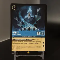 2023 Disney Lorcana First Chapter Hades #147 Legendary - Image 1