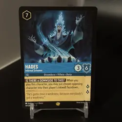 2023 Disney Lorcana First Chapter Hades #147 Legendary - Image 3