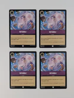 Disney Lorcana Befuddle x4 MINT Set The First Chapter 62/204 TCG Uncommon - Image 1