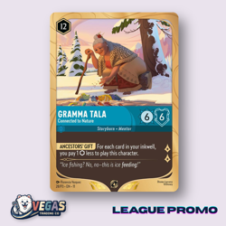 Gramma Tala - Connected to Nature 28/P3 League Foil Promo NM Disney Lorcana - Image 1