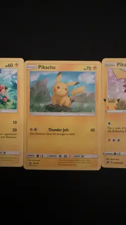 Pokemon TCG Pikachu Holo’s and Common Cards, Black Star Mint PSA - Image 3