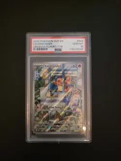 Charmander 044 PSA 10 2023 Holo Scarlet & Violet Promo Obsidian Flames ETB Card - Image 1