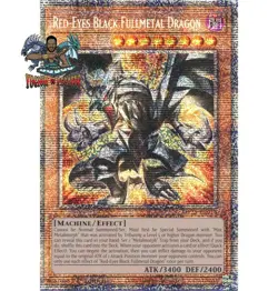 Yugioh! 1x Red-Eyes Black Fullmetal Dragons MP25-EN014 Starlight Rare 1st Ed NM - Image 1