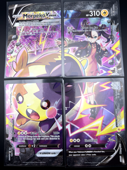 Pokemon Crown Zenith Morepeko V-Union 4 Card Set SWSH 287 288 289 290 Near Mint - Image 1