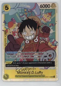 2024 One Piece Card Game: 500 Years in The Future OP07 SR Monkey D Luffy - Image 1