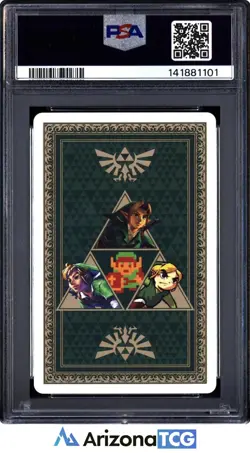 The Legend Of Zelda 2011 Queen Of Spades Zelda Playing Cards GEM MINT PSA 10 - Image 2