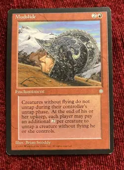 MTG Mudslide Ice Age Regular Card 1995 - Image 1