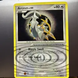 Pokemon TCG Arceus Card Holo, Colorless, LV. 100,AR5, 2009 LP/MP - Image 3