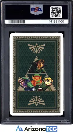 The Legend Of Zelda 2011 Link Jack Of Diamonds Zelda Playing Card GEM MT PSA 10 - Image 2