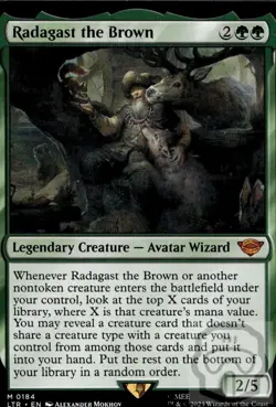 Radagast the Brown 184 Lord of the Rings Magic: The Gathering NM/M - Image 3