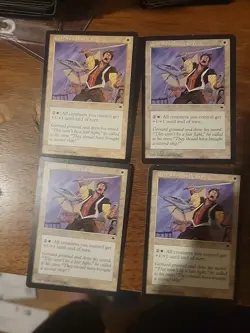 4x Gerrard's Battle Cry Tempest Magic the Gathering MTG Card Vintage Rare White - Image 1