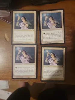 4x Sacred Guide Tempest Magic the Gathering MTG Card Vintage Rare White - Image 1