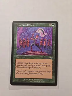 Skyshroud Claim - Nemesis - LP - Common - Sorcery - Image 1