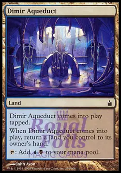 Dimir Aqueduct 1x FOIL RAV MTG Ravnica Common MINT blue black land - Image 1
