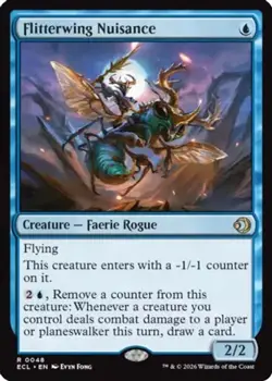 Flitterwing Nuisance 48 R Lorwyn Eclipsed Magic: The Gathering NM/M - Image 1